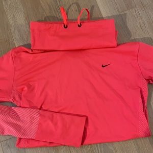 Hot pink Nike running long sleeve